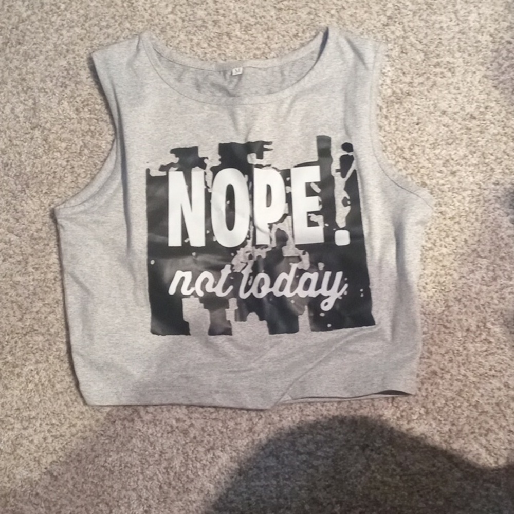 Graphic tanktop croptop